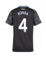 Ženske Nogometnih dresov Aston Villa Ezri Konsa #4 Gostujoči 2025-26 Kratki rokavi Ženske Nogometnih dresov Aston Villa Ezri Konsa #4 Gostujoči 2025-26 Kratki rokavi